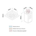 Ver imagem 3 de Ar Condicionado Split Cassete 4 Vias Carrier Inverter 24000 BTUS Quente Frio 220V Monofásico