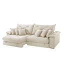 Ver imagem 2 de Sofá Ágata Linho Dois Módulos de 90 Cm B25 Meu Sofá Online