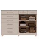 Ver imagem 3 de Cômoda New Triunfo 8 Gavetas 2 Portas 2 Prateleiras com Sapateira - Benetil