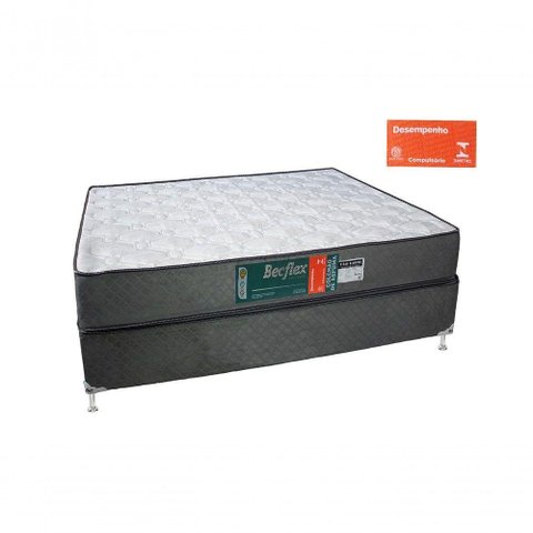 Conjunto Box Completo Casal Becflex Titan Diamond 1,38 x 1,88 x 0,50 (Cama Box + Colchão Colchão