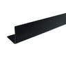 Perfil Cantoneira 25x25mm Alumínio Preto - 3 Metros - 2