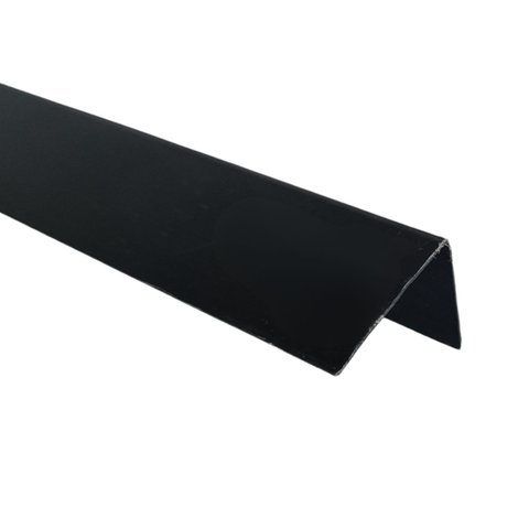 Perfil Cantoneira 25x25mm Alumínio Preto - 3 Metros