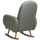 Ver imagem 7 de Poltrona de Amamentação com Balanço Base Milka Dolce D02 Tramado Verde C-296 - Lyam Decor
