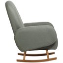Ver imagem 6 de Poltrona de Amamentação com Balanço Base Milka Dolce D02 Tramado Verde C-296 - Lyam Decor