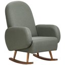 Ver imagem 1 de Poltrona de Amamentação com Balanço Base Milka Dolce D02 Tramado Verde C-296 - Lyam Decor