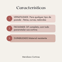 Ver imagem 6 de Trilho de Cortina Super Flexivel, Trilho Suisso, Curva Fácil, Kit Completo, Sala, Quarto, Cozinha, B