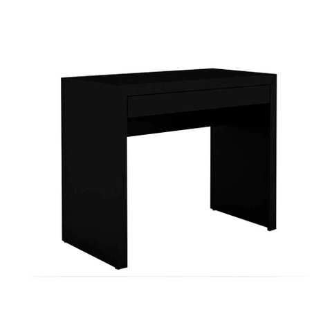 Mesa Escrivaninha Juvenil ME4107 c/ 1 Gaveta Preto - Tecno Mobili