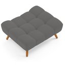 Ver imagem 3 de Puff Pet Cama Estofada para Cachorro Sofia L02 Suede Cinza - Inoviza
