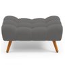 Puff Pet Cama Estofada para Cachorro Sofia L02 Suede Cinza - Inoviza - 6
