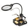 Lupa Suporte com Garra Solda 2 Lentes Aumento Visao Led Soldagem Equipamento Placa Reparo Conserto L - 11