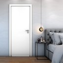Ver imagem 1 de Folha de Porta Lisa  210x80 com Reforço Interno de Fechadura 2 Lados:Branco
