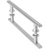 Puxador Aço Inox Escovado para Porta de Vidro 20cm M.s - 1