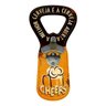 Placa Temática de Cerveja Cheers com Abridor de Garrafa 12x25cm MDF - Wp Connect - 1