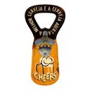 Ver imagem 1 de Placa Temática de Cerveja Cheers com Abridor de Garrafa 12x25cm MDF - Wp Connect
