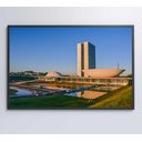 Ver imagem 7 de Quadro Congresso Nacional Brasília - 90x60 Cm - Vidro Impresso