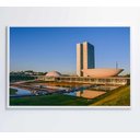 Ver imagem 5 de Quadro Congresso Nacional Brasília - 90x60 Cm - Vidro Impresso