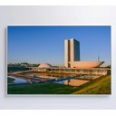 Ver imagem 6 de Quadro Congresso Nacional Brasília - 90x60 Cm - Vidro Impresso