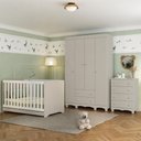 Ver imagem 1 de Quarto de Bebê Completo com Berço Americano 3 em 1 p/Colchão 130x70cm Dengo Multimóveis MP4588