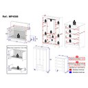 Ver imagem 4 de Quarto de Bebê Completo com Berço Americano 3 em 1 p/Colchão 130x70cm Dengo Multimóveis MP4588