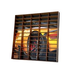 Expositor Carrinhos Para Coleção Brinquedo Adesivado Mdf - 7