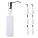 Ver imagem 1 de Dispenser Dosador Kit 6 Unidades Sabonete Liquido Embutir Sabao Detergente Cozinha Pia Banheiro