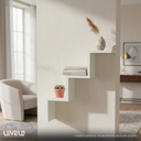 Ver imagem 2 de Prateleira Nicho Escada W 45x14x44 Livros Decoração - Branco