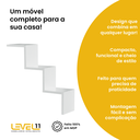 Ver mais imagens de Prateleira Nicho Escada W 45x14x44 Livros Decoração - Branco