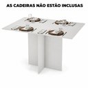 Ver imagem 3 de Mesa de Jantar Dunna 120x77 Design Moderno Resistência e Elegância