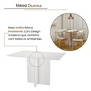 Ver imagem 5 de Mesa de Jantar Dunna 120x77 Design Moderno Resistência e Elegância