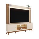 Ver imagem 3 de Painel para TV Maceió até 75 198cm MDF MDP Off White Mais de Casa