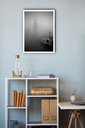 Ver imagem 1 de Quadro Decorativo Tower Bridge Neblina Londres - 70x50cm:moldura Preta