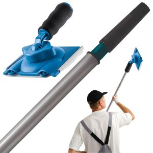 Pad para Pintura + Cabo Extensor Prolongador Telescópico para Rolo de Pintura 3m | Atlas
