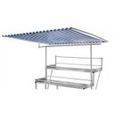 Ver imagem 2 de Carrinho Expositor com Toldo e Rodas Pneumáticas Cefaz