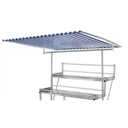Carrinho Expositor com Toldo e Rodas Pneumáticas Cefaz - 2