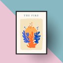Ver imagem 1 de Quadro Arte Matisse The Fire 24x18cm - com Vidro:moldura Branca