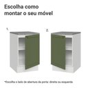 Ver imagem 4 de Balcão de Cozinha 50cm 1 Porta Branco/verde Vik Madesa