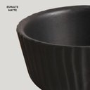 Ver imagem 2 de Ramequim Shimeji 170ml Cerâmica Preto Matte 9x5cm Sushi Porto Brasil Restaurante Japonês