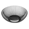 Fruteira Mesa Cesta de Frutas Aramado Metalizado Preto - 1