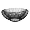 Fruteira Mesa Cesta de Frutas Aramado Metalizado Preto - 4