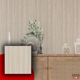 Papel de Parede Estampa Madeira Bege Claro Autocolante 3mx58cm Textura - 2