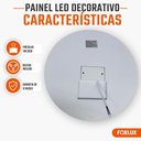 Ver imagem 6 de Painel LED Redondo Decor 32W 4000k Branco Neutro Foxlux Kit 2