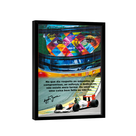 Quadro Senna -- Br Artes