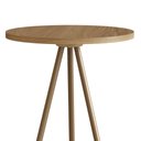Ver imagem 3 de Mesa Lateral de Apoio com Pés Metálicos 35x35cm 27944 Artesano - Hanover/dourado