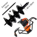 Ver imagem 1 de Perfurador de Solo Vulcan VPS520 Robusta Ideal Para Uso no Plantio Com Broca 80x30cm + Extensão