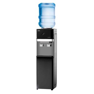 Bebedouro de Coluna para Garrafão com Armário EOS Mineralle Compressor Preto EBC01PCA 220V