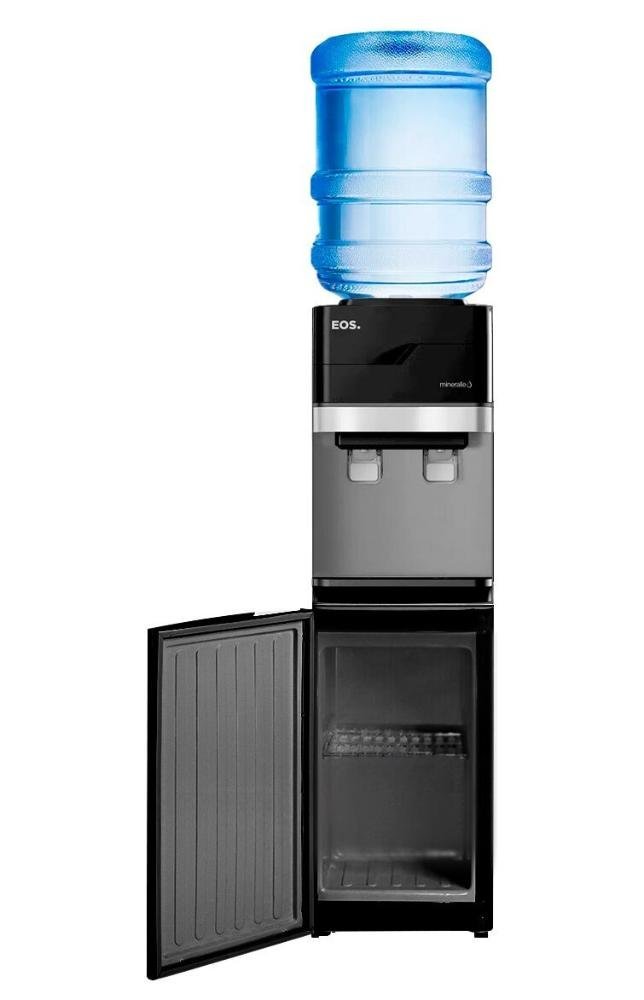 Bebedouro de Coluna para Garrafão com Armário EOS Mineralle Compressor ...