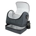 Ver imagem 4 de Bolsa Térmica Marmita Copo Porta Talher 4 Peças Concept Mais Jacki Design Preta -