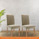 Ver imagem 5 de Cadeira para Mesa de Jantar Jogo de 2 Cadeiras Mdf Clarice Wood Cimol Madeira/joli