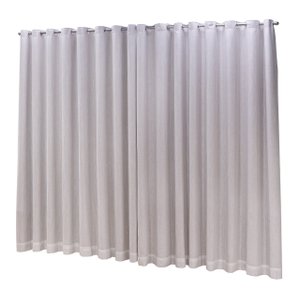 Cortina Blackout com linho 5,00x2,30 Para Trilho Duplo:Palha