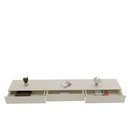 Ver imagem 2 de Aparador Suspenso Nicho Sala 3 Gavetas 202 Nobre Off White - Rede Móveis